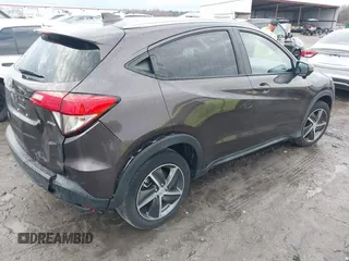 2022 Honda HR-V EX with VIN 3CZRU6H53NM716534, listed as a IAAI auction lot 41046653 with 21,533 mi miles. Bid and sale history available at carsss.com. Image 4.