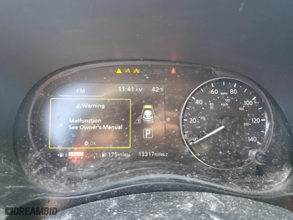 2023 Nissan Kicks SV with VIN 3N1CP5CVXPL519716, listed as a Copart auction lot 46355125 with 13,317 mi miles and Salvage Title. Bid and sale history available at carsss.com. Image 9.