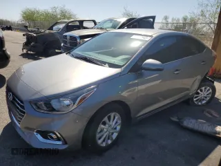 2021 Hyundai Accent SE with VIN 3KPC24A60ME134604, listed as a Copart auction lot 59163945 with 21,446 mi miles and Salvage title. Bid and sale history available at DreamBid. Image 1.