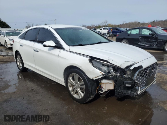 2018 Hyundai Sonata SEL with VIN 5NPE34AF9JH712292, listed as a Copart auction lot 51459515 with 95,543 mi miles and Salvage Title. Bid and sale history available at DreamBid. Image 4.