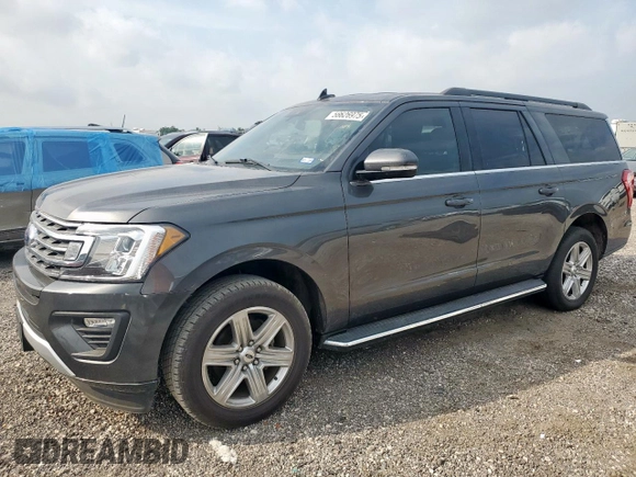 2020 Ford Expedition Max XLT z VIN 1FMJK1HT8LEA98250, wystawiony jako Copart lot #56626975 z przebiegiem 158 448 mil mil oraz Czysty tytuł • Clean title. Historia ofert i sprzedaży dostępna na DreamBid. Obrazek 1.