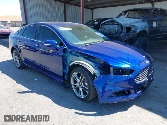 2016 Ford Fusion Titanium with VIN 3FA6P0K96GR357006, listed as a IAAI auction lot 39820940 with 24,898 mi miles. Bid and sale history available at carsss.com. Image 1.