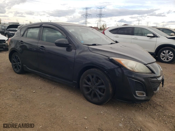 2010 Mazda Mazda3 s Grand Touring with VIN JM1BL1H5XA1296954, listed as a Copart auction lot 74496794 with NaN miles and Salvage Title. Bid and sale history available at carsss.com. Image 4.