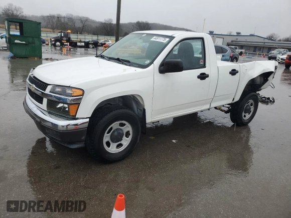 2010 Chevrolet Colorado Work Truck with VIN 1GBHSBDE3A8136466, listed as a Copart auction lot 44911775 with 81,139 mi miles and Salvage Title. Bid and sale history available at carsss.com. Image 1.