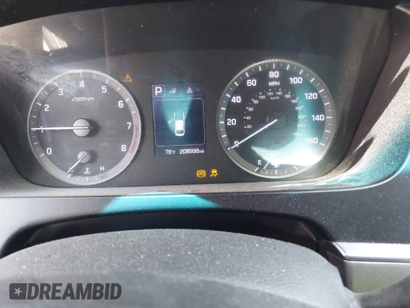 2015 Hyundai Sonata 2.4L SE with VIN 5NPE24AF8FH151075, listed as a IAAI auction lot 41913820 with 208,998 mi miles. Bid and sale history available at carsss.com. Image 7.
