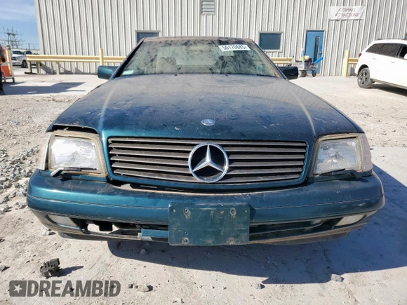 1996 Mercedes-Benz SL-Class with VIN WDBFA67F3TF128706, listed as a Copart auction lot 50170685 with 112,240 mi miles and Salvage Title. Bid and sale history available at carsss.com. Image 5.