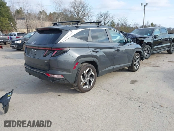 2023 Hyundai Tucson SEL with VIN 5NMJFCAE0PH281533, listed as a IAAI auction lot 41738468 with 36,881 mi miles and . Bid and sale history available at DreamBid. Image 4.