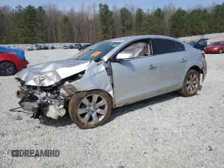 2012 Buick LaCrosse Premium 1 with VIN 1G4GD5E39CF107743, listed as a Copart auction lot 49057875 with 0 mi miles and Salvage Title. Bid and sale history available at carsss.com. Image 1.
