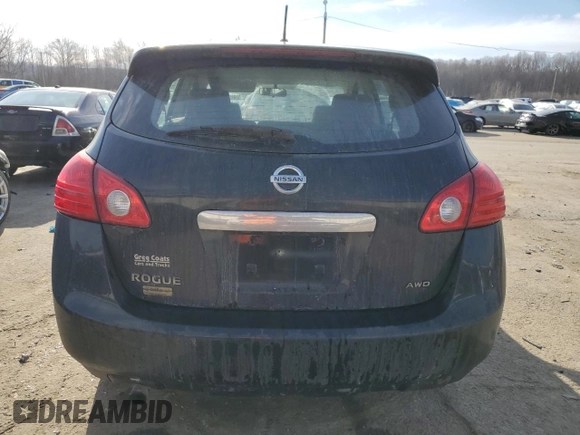 2013 Nissan Rogue S with VIN JN8AS5MVXDW661091, listed as a Copart auction lot 46989145 with 113,261 mi miles and Salvage Title. Bid and sale history available at DreamBid. Image 6.