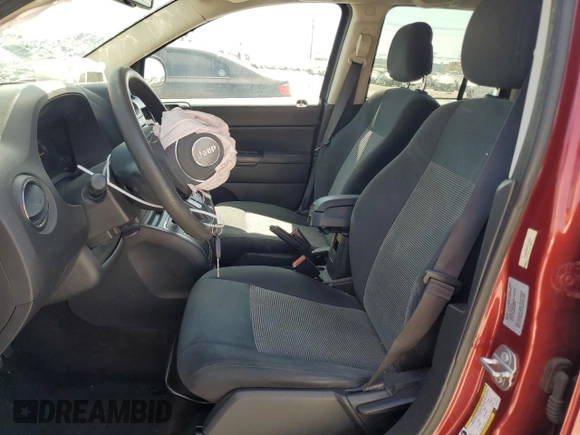 2017 Jeep Compass Sport with VIN 1C4NJCBA6HD124515, listed as a Copart auction lot 60376945 with 150,399 mi miles and Salvage title. Bid and sale history available at DreamBid. Image 7.