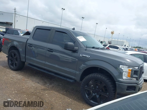 2020 Ford F-150 XL with VIN 1FTEW1EP2LFC53466, listed as a IAAI auction lot 40228156 with 101,101 mi miles. Bid and sale history available at carsss.com. Image 1.