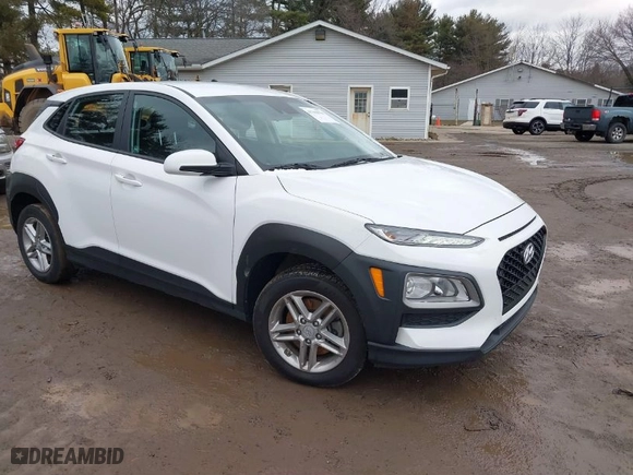 2021 Hyundai Kona SE with VIN KM8K1CAAXMU745573, listed as a IAAI auction lot 41743170 with 49,328 mi miles. Bid and sale history available at carsss.com. Image 1.