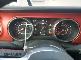 2018 Jeep Wrangler Unlimited Rubicon with VIN 1C4HJXFG7JW167144, listed as a Copart auction lot 48066285 with 132,399 mi miles and Salvage title. Bid and sale history available at DreamBid. Image 9.