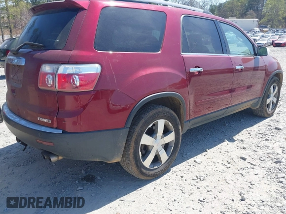 2011 GMC Acadia SLT2 with VIN 1GKKVSED4BJ222768, listed as a IAAI auction lot 41908772 with 183,280 mi miles. Bid and sale history available at carsss.com. Image 4.