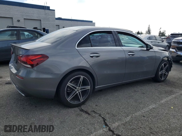 2019 Mercedes-Benz A 220 with VIN WDD3G4EB2KW030844, listed as a Copart auction lot 44411065 with 35,260 mi miles and Salvage Title. Bid and sale history available at DreamBid. Image 3.