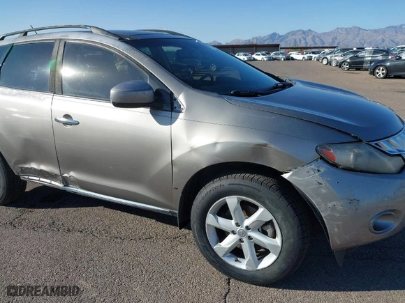 2010 Nissan Murano S with VIN JN8AZ1MU7AW010637, listed as a IAAI auction lot 41847060 with 134,386 mi miles. Bid and sale history available at carsss.com. Image 6.