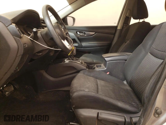 2017 Nissan Rogue S with VIN KNMAT2MV1HP547083, listed as a Copart auction lot 48884655 with 118,387 mi miles and Salvage Title. Bid and sale history available at carsss.com. Image 7.