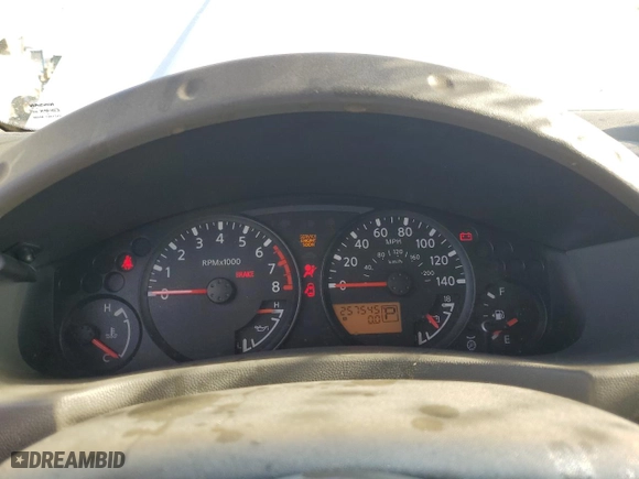 2005 Nissan Frontier 2WD Nismo with VIN 1N6AD07U15C409354, listed as a Copart auction lot 80585074 with 257,545 mi miles and Salvage Title. Bid and sale history available at carsss.com. Image 9.