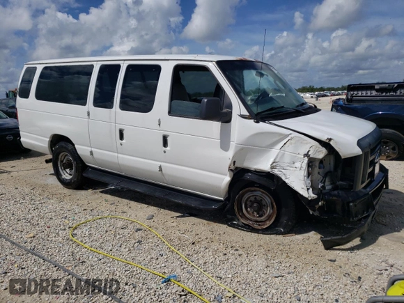 2008 Ford Econoline Passenger XL with VIN 1FBSS31L78DA02320, listed as a Copart auction lot 70076284 with Not Provided miles and Salvage Title. Bid and sale history available at DreamBid. Image 4.