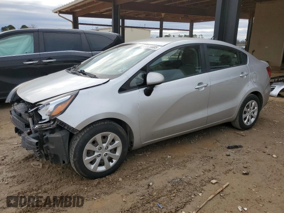 2016 Kia Rio LX with VIN KNADM4A31G6625808, listed as a Copart auction lot 44520085 with 74,402 mi miles and Salvage Title. Bid and sale history available at carsss.com. Image 1.