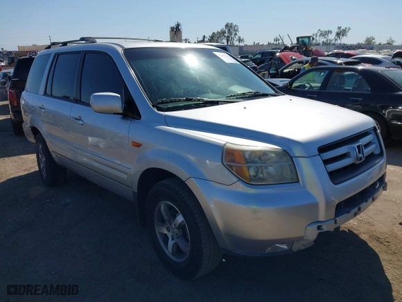2007 Honda Pilot EX-L with VIN 5FNYF28617B036992, listed as a IAAI auction lot 41861449 with 159,439 mi miles. Bid and sale history available at carsss.com. Image 1.
