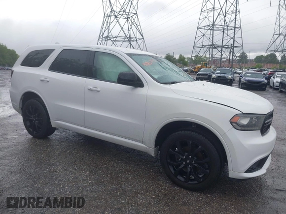 2020 Dodge Durango SXT Plus with VIN 1C4RDJAG0LC188230, listed as a IAAI auction lot 42257743 with 59,685 mi miles and . Bid and sale history available at DreamBid. Image 1.