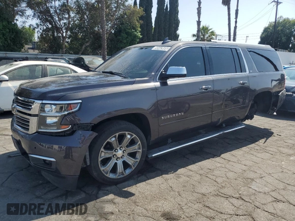 2016 Chevrolet Suburban LTZ with VIN 1GNSCJKC2GR196226, listed as a Copart auction lot 58443695 with 174,035 mi miles and Clean title. Bid and sale history available at DreamBid. Image 1.