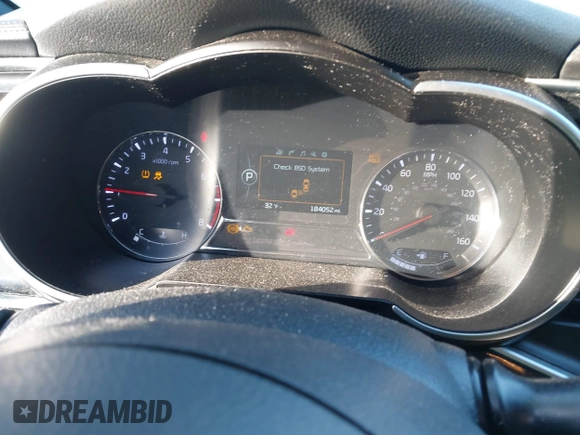 2015 Kia Optima SX Turbo with VIN 5XXGR4A65FG380362, listed as a IAAI auction lot 41443086 with 184,052 mi miles. Bid and sale history available at carsss.com. Image 7.