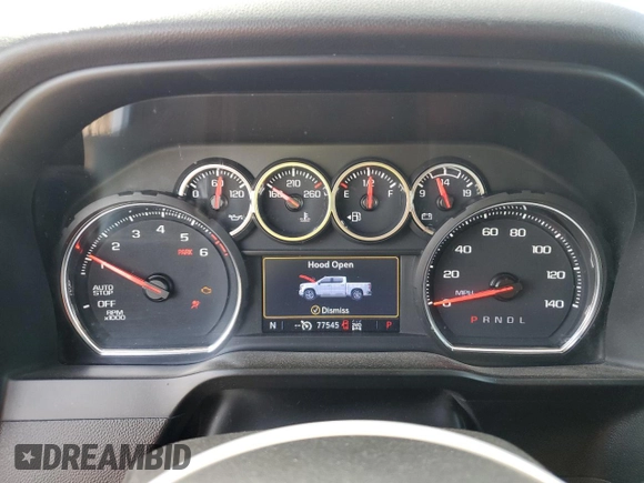 2021 Chevrolet Silverado 1500 LT z VIN 3GCUYDED5MG236514, wystawiony jako Copart lot #55250325 z przebiegiem 77 545 mil mil oraz Szkoda całkowita • Salvage title. Historia ofert i sprzedaży dostępna na DreamBid. Obrazek 9.