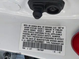2018 Honda Civic EX с VIN 19XFC2F76JE206921, выставлен на аукционе IAAI как лот 42507757 с пробегом 112 103 миль миль и . История ставок и продаж доступна на DreamBid. Изображение 9.