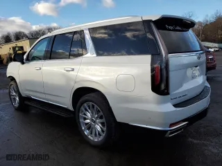 2024 Cadillac Escalade 4WD Premium Luxury with VIN 1GYS4BKL1RR360705, listed as a Copart auction lot 85241514 with 2,615 mi miles and Salvage Title. Bid and sale history available at carsss.com. Image 2.