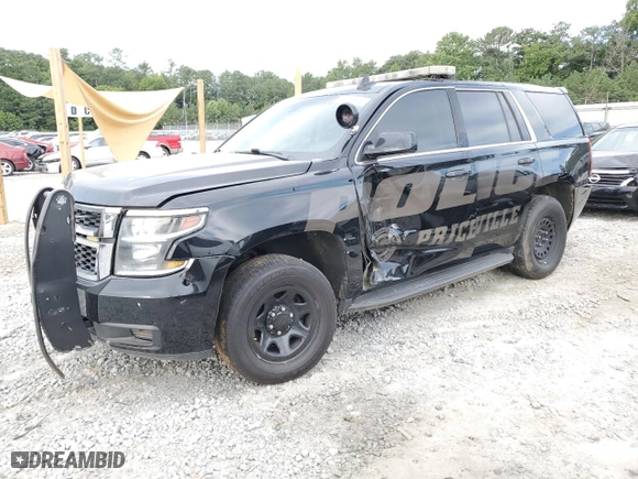 2019 Chevrolet Tahoe Commercial with VIN 1GNLCDEC1KR203421, listed as a Copart auction lot 66270814 with 0 mi miles and Salvage Title. Bid and sale history available at carsss.com. Image 1.