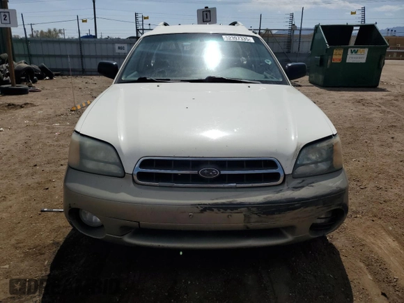2001 Subaru Legacy Outback with VIN 4S3BH665817644524, listed as a Copart auction lot 52397335 with 187,684 mi miles and Salvage title. Bid and sale history available at DreamBid. Image 5.