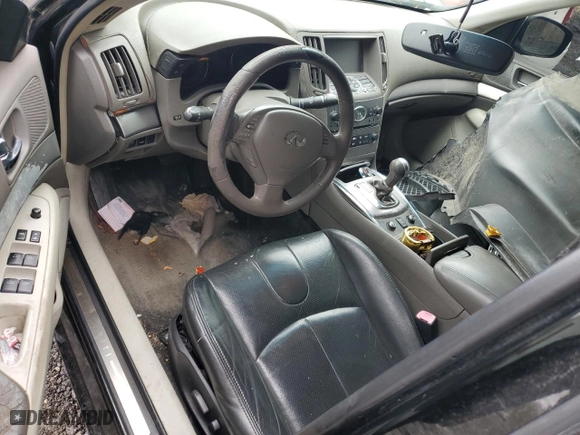 2012 Infiniti G25 Sedan x with VIN JN1DV6AR8CM861056, listed as a Copart auction lot 51791045 with 0 mi miles and Salvage Title. Bid and sale history available at carsss.com. Image 8.