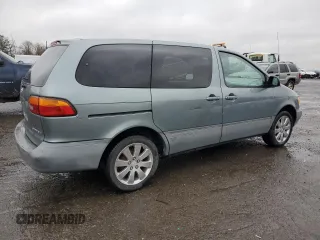2000 Toyota Sienna CE with VIN 4T3GF19C0YU301648, listed as a Copart auction lot 49411324 with 227,142 mi miles and Salvage Title. Bid and sale history available at carsss.com. Image 3.