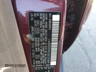 1998 Mercedes-Benz E 320 with VIN WDBJF25FXWA549962, listed as a Copart auction lot 87876005 with 303,884 mi miles and Salvage Title. Bid and sale history available at DreamBid. Image 12.