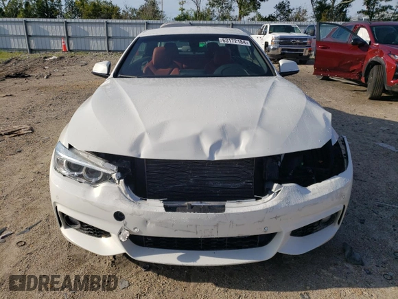2016 BMW 4 Series 435i with VIN WBA3T3C5XG5A42251, listed as a Copart auction lot 63172184 with 38,725 mi miles and Salvage title. Bid and sale history available at DreamBid. Image 5.