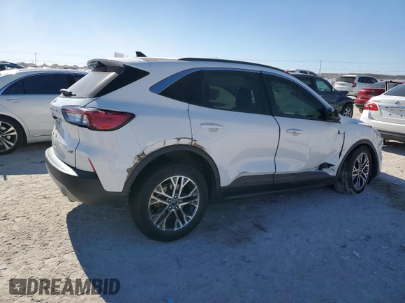 2021 Ford Escape SEL Hybrid z VIN 1FMCU0CZ5MUA52570, wystawiony jako Copart lot #42097635 z przebiegiem 105 059 mil mil oraz Czysty tytuł • Clean title. Historia ofert i sprzedaży dostępna na DreamBid. Obrazek 3.