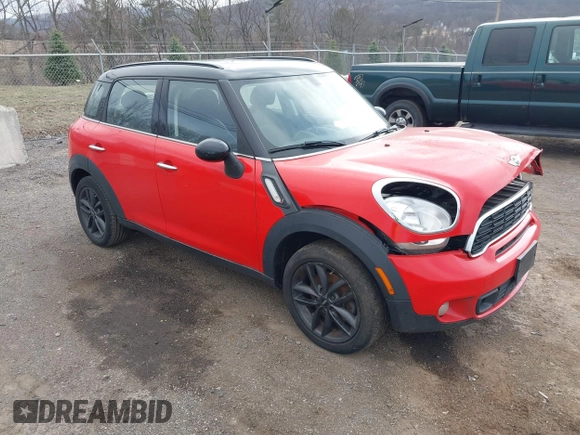 2012 MINI Countryman S z VIN WMWZC3C52CWM26424, wystawiony jako IAAI lot #41828011 z przebiegiem 145 678 mil mil oraz . Historia ofert i sprzedaży dostępna na DreamBid. Obrazek 1.