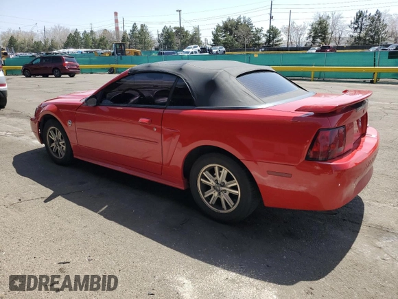 2004 Ford Mustang Deluxe with VIN 1FAFP446X4F179264, listed as a Copart auction lot 52425015 with 198,495 mi miles and Salvage Title. Bid and sale history available at carsss.com. Image 2.