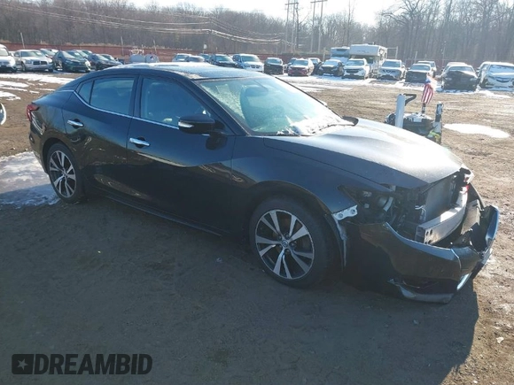 2018 Nissan Maxima SV with VIN 1N4AA6AP5JC374240, listed as a IAAI auction lot 41195881 with 112,475 mi miles and . Bid and sale history available at DreamBid. Image 1.