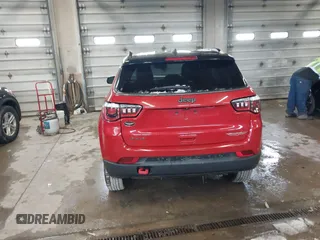2018 Jeep Compass Trailhawk with VIN 3C4NJDDB5JT307366, listed as a IAAI auction lot 41839273 with 103,585 mi miles and . Bid and sale history available at carsss.com. Image 16.