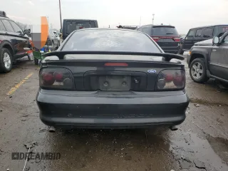 1995 Ford Mustang GT with VIN 1FALP42T6SF280181, listed as a Copart auction lot 43756215 with 57,522 mi miles and Salvage title. Bid and sale history available at DreamBid. Image 6.