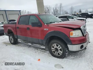 2007 Ford F-150 XLT with VIN 1FTPW14V47FA62744, listed as a Copart auction lot 89260265 with 313,552 mi miles and Clean Title. Bid and sale history available at carsss.com. Image 4.