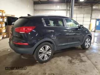 2015 Kia Sportage EX with VIN KNDPCCAC9F7727556, listed as a Copart auction lot 61541565 with Not provided miles and Salvage title. Bid and sale history available at DreamBid. Image 3.