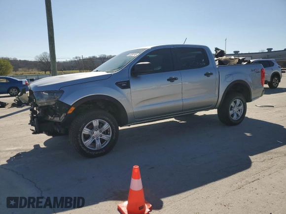 2021 Ford Ranger XL with VIN 1FTER4FH0MLD56968, listed as a Copart auction lot 50290745 with 58,116 mi miles and Clean Title. Bid and sale history available at DreamBid. Image 1.
