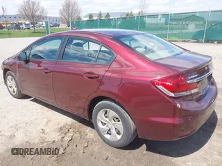 2015 Honda Civic Sedan LX with VIN 19XFB2F56FE274984, listed as a IAAI auction lot 42081778 with 73,882 mi miles. Bid and sale history available at carsss.com. Image 3.