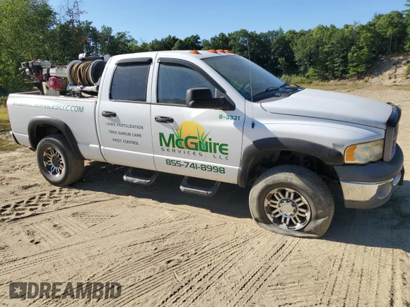 2003 Dodge Ram 2500 ST with VIN 3D7KU28D83G716408, listed as a Copart auction lot 70060014 with 118,994 mi miles and Clean Title. Bid and sale history available at carsss.com. Image 4.