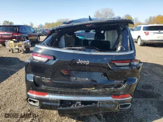 2022 Jeep Grand Cherokee L Overland with VIN 1C4RJKDG7N8532474, listed as a Copart auction lot 77953154 with 0 mi miles and Salvage Title. Bid and sale history available at carsss.com. Image 6.