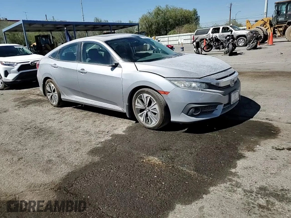 2017 Honda Civic Sedan EX-L with VIN 2HGFC1F7XHH644352, listed as a Copart auction lot 67604814 with 56,972 mi miles and Salvage Title. Bid and sale history available at carsss.com. Image 10.
